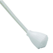 Bofan Cone Bowl Swab Factory Supply Cone Bowl Mop, 13.5" Handle, 3" Dia. Head, Plastic, White